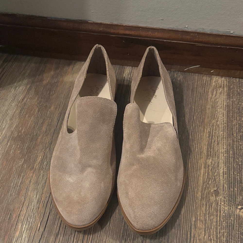Women's Suede Slip-On Loafers. Size 9. Great condition.